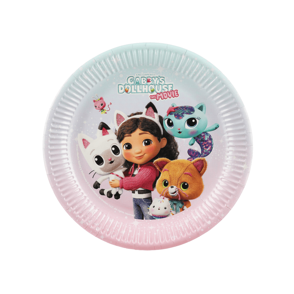 Gabby's Dollhouse Pastel Paper Plates x 6