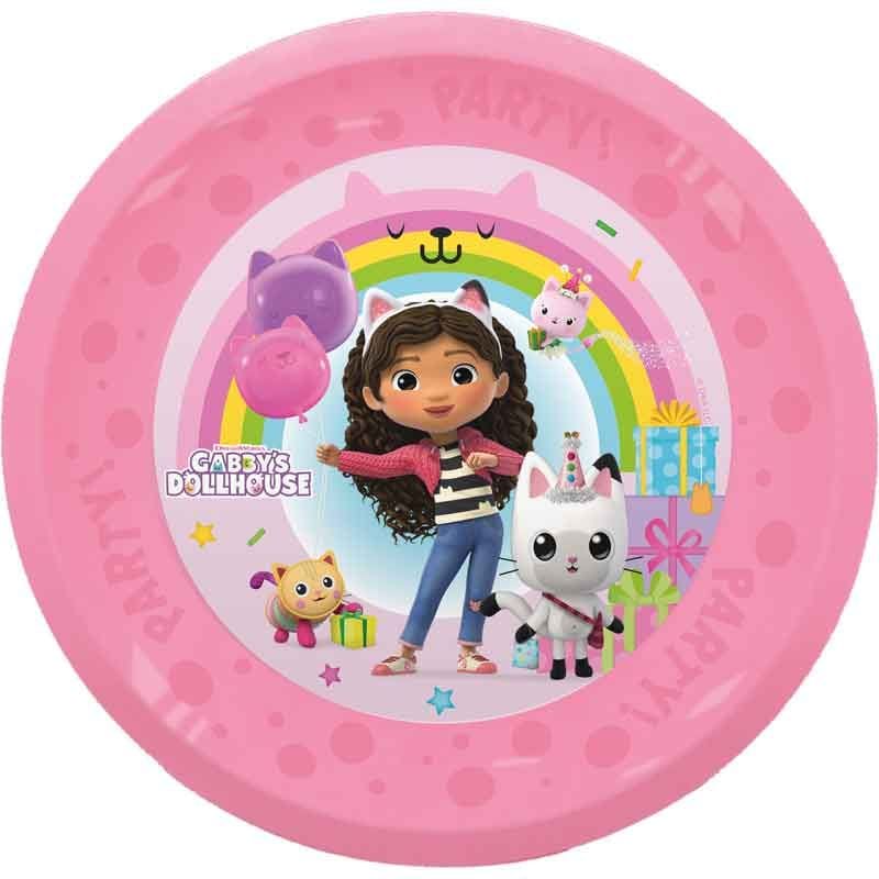 Gabby’s Dollhouse Reusable Party Plates x 4