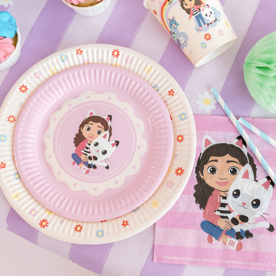Gabby’s Dollhouse Small Pink Paper Plates x 6