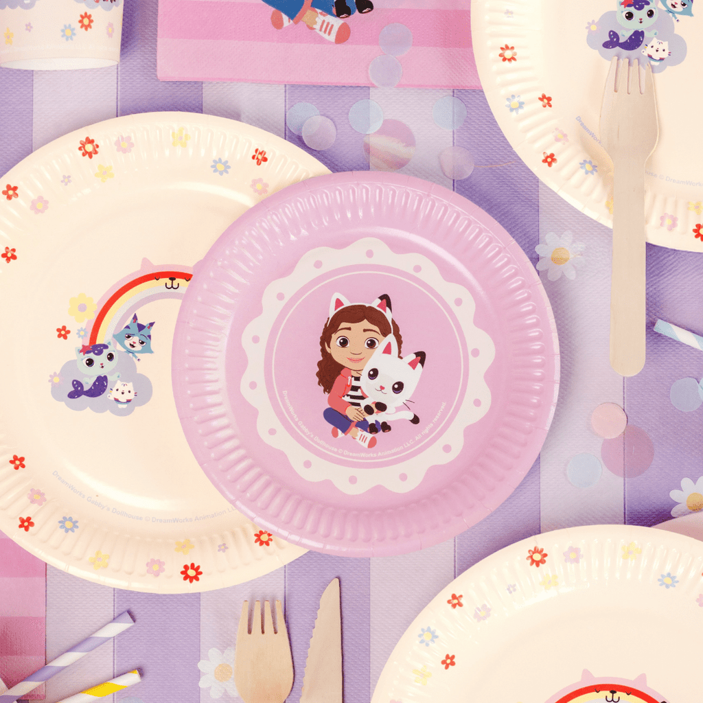 Gabby’s Dollhouse Small Pink Paper Plates x 6