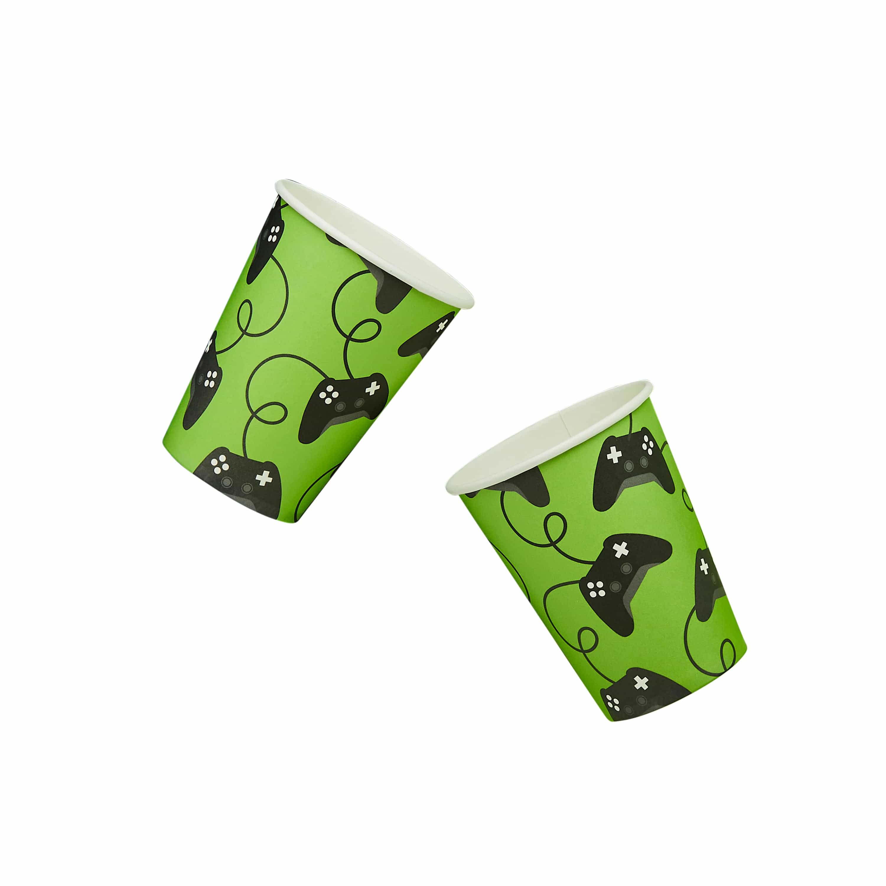 Game Controller Paper Cups - Pack of 8