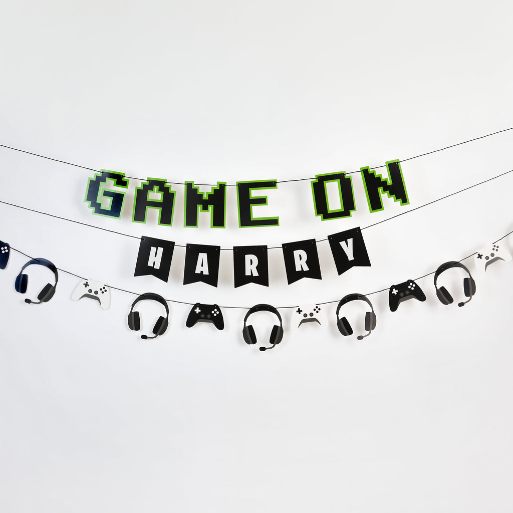 Game Controller Party Garland - 2.5 Metres
