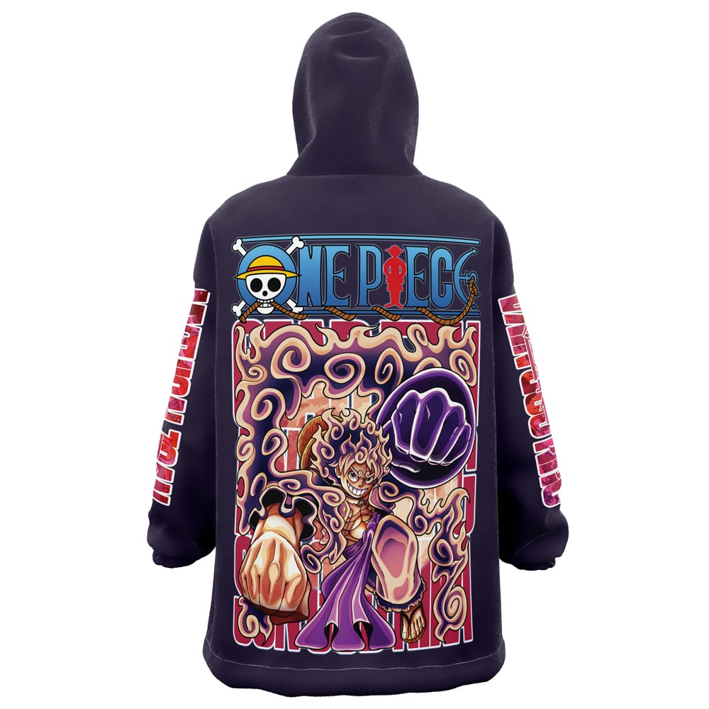 Gear 5th Luffy One Piece Streetwear Oversized Hoodie