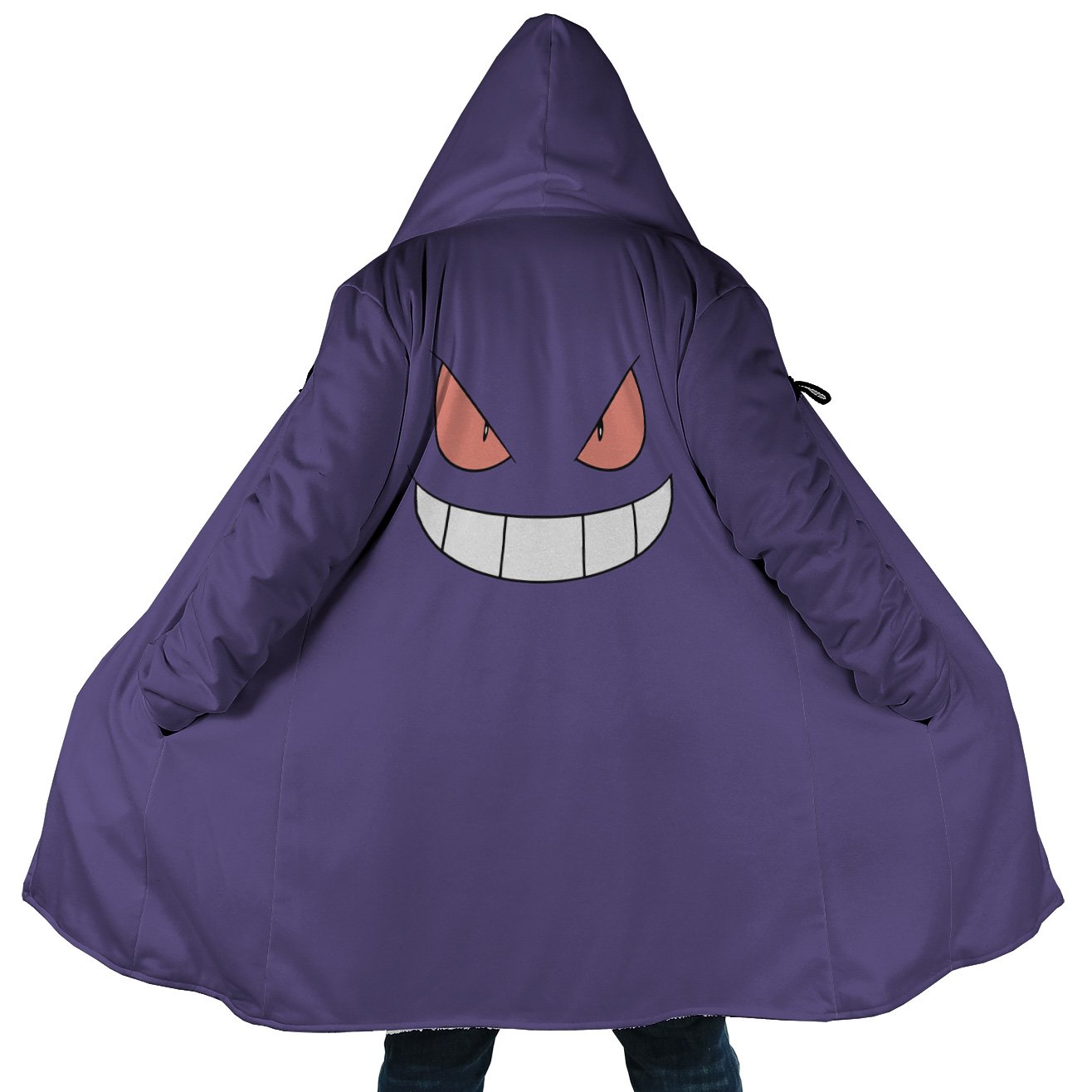 Gengar Pokemon Hooded Cloak Coats