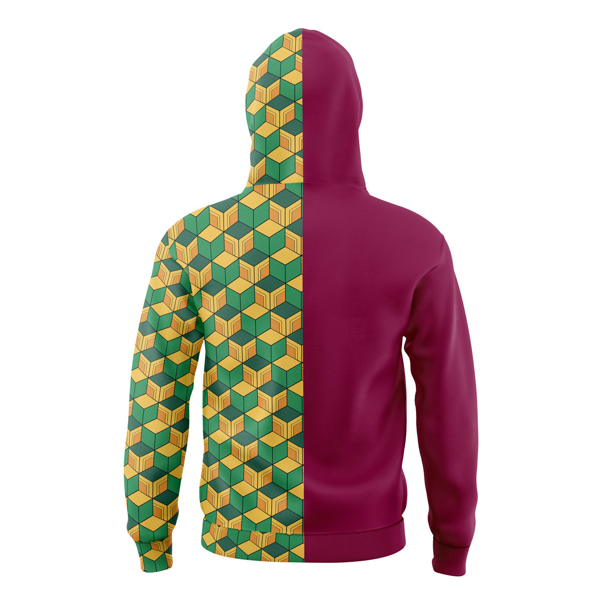 Giyu Tomioka Demon Slayer Masked Hoodie - M