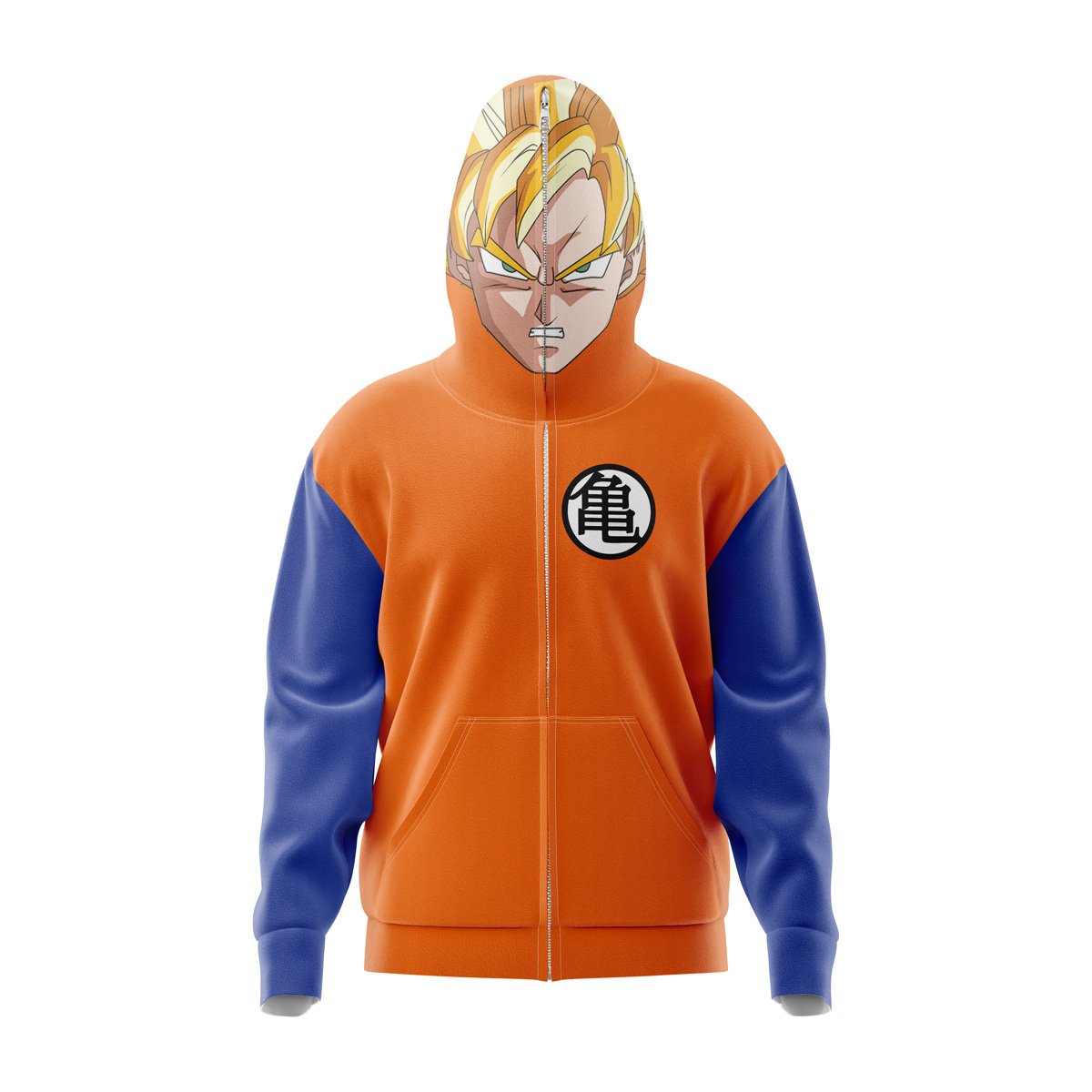 Goku Dragon Ball Full Face Zip Hoodie