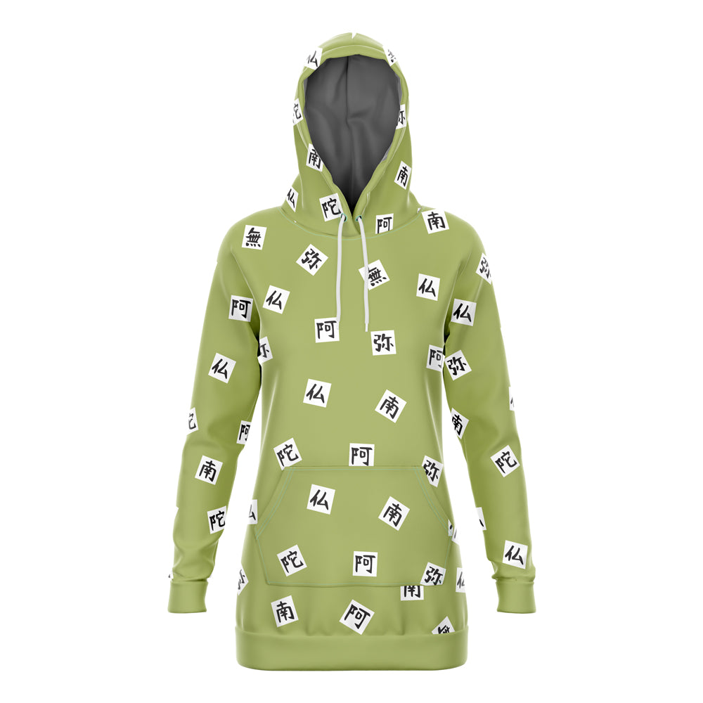 Gyomei Himejema Demon Slayer Hoodie Dress