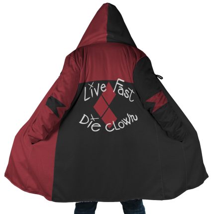 Harley Quinn The Suicide Squad DC Hooded Cloak Coat
