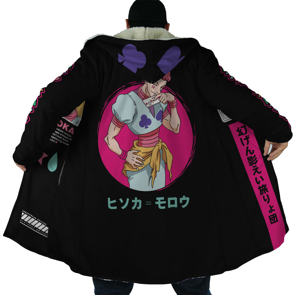 Hisoka Morow Hunter X Hunter Hooded Cloak Coat - 2XL