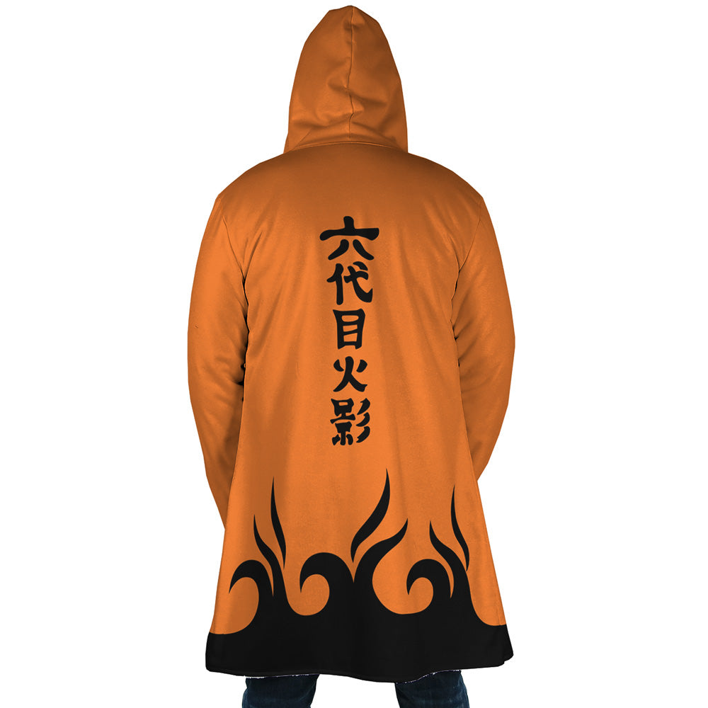 Hokage Orange Naruto Hooded Cloak Coat - XL