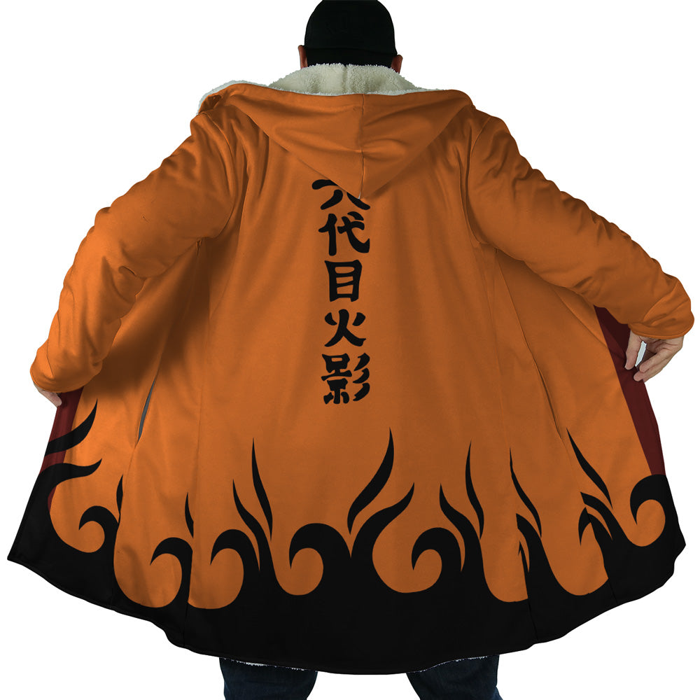 Hokage Orange Naruto Hooded Cloak Coat - 2XL