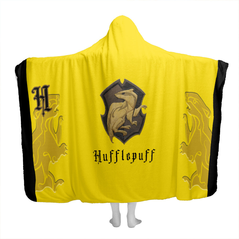 Hufflepuff V1 Harry Potter Hooded Blanket