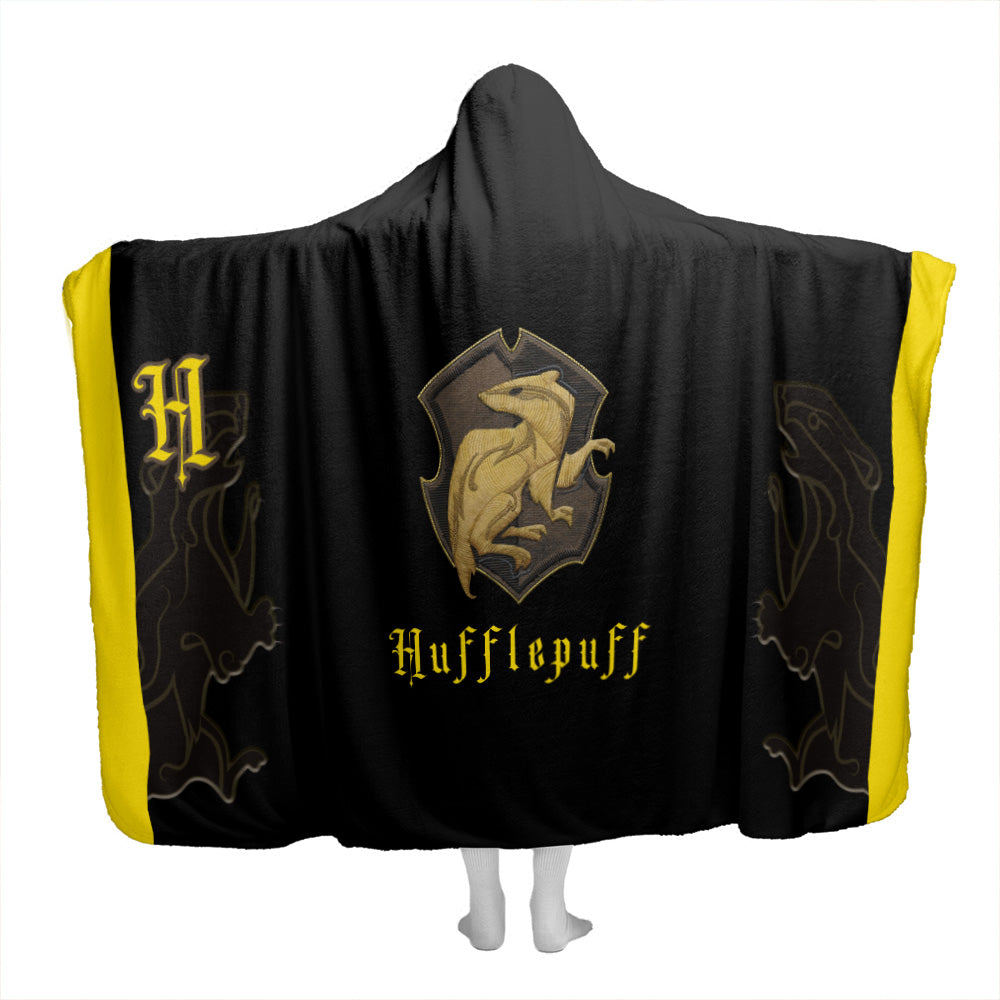 Hufflepuff V2 Harry Potter Hooded Blanket