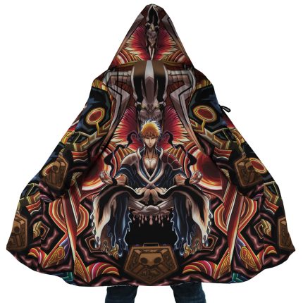 Ichigo True Shikai Bleach Hooded Cloak Coat