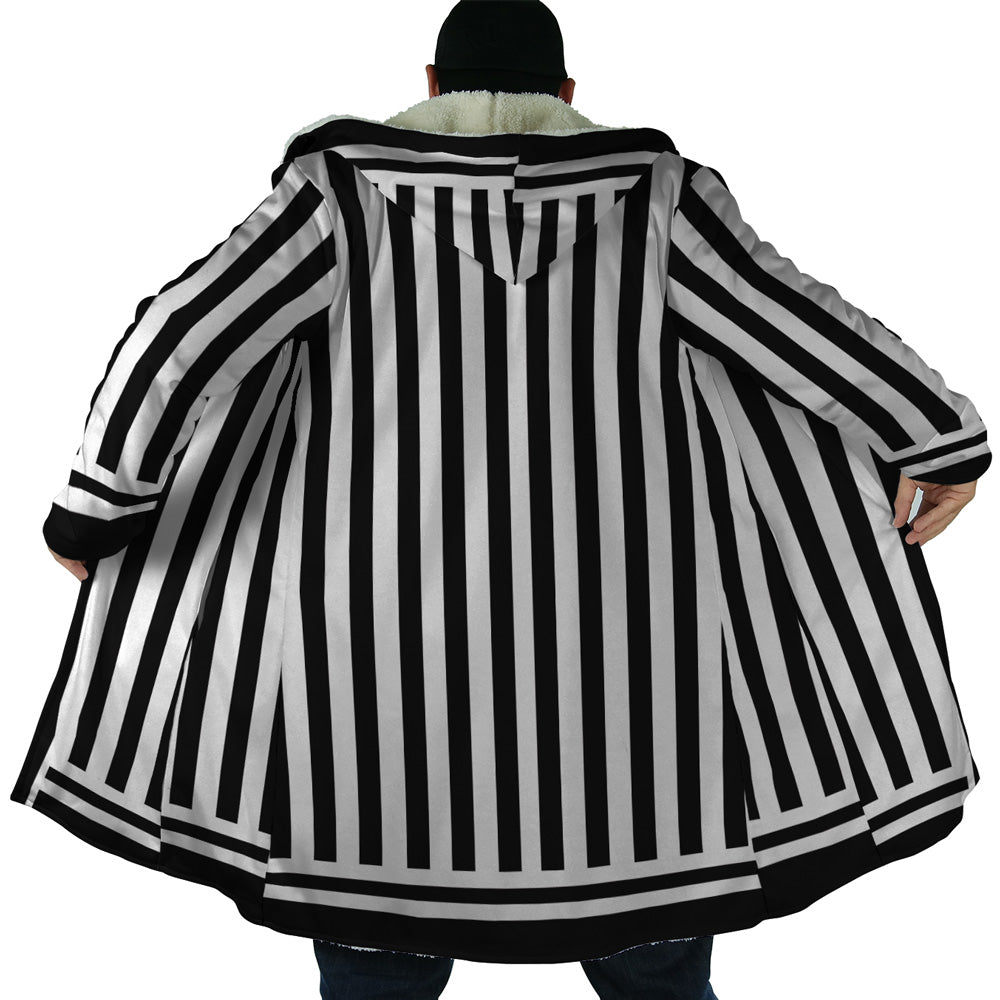 Iguro Obanai Serpent Hashira Demon Slayer Hooded Cloak Coat - 2XL