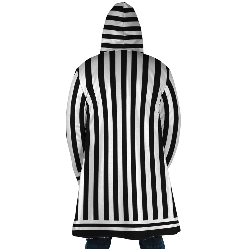 Iguro Obanai Serpent Hashira Demon Slayer Hooded Cloak Coat - XL