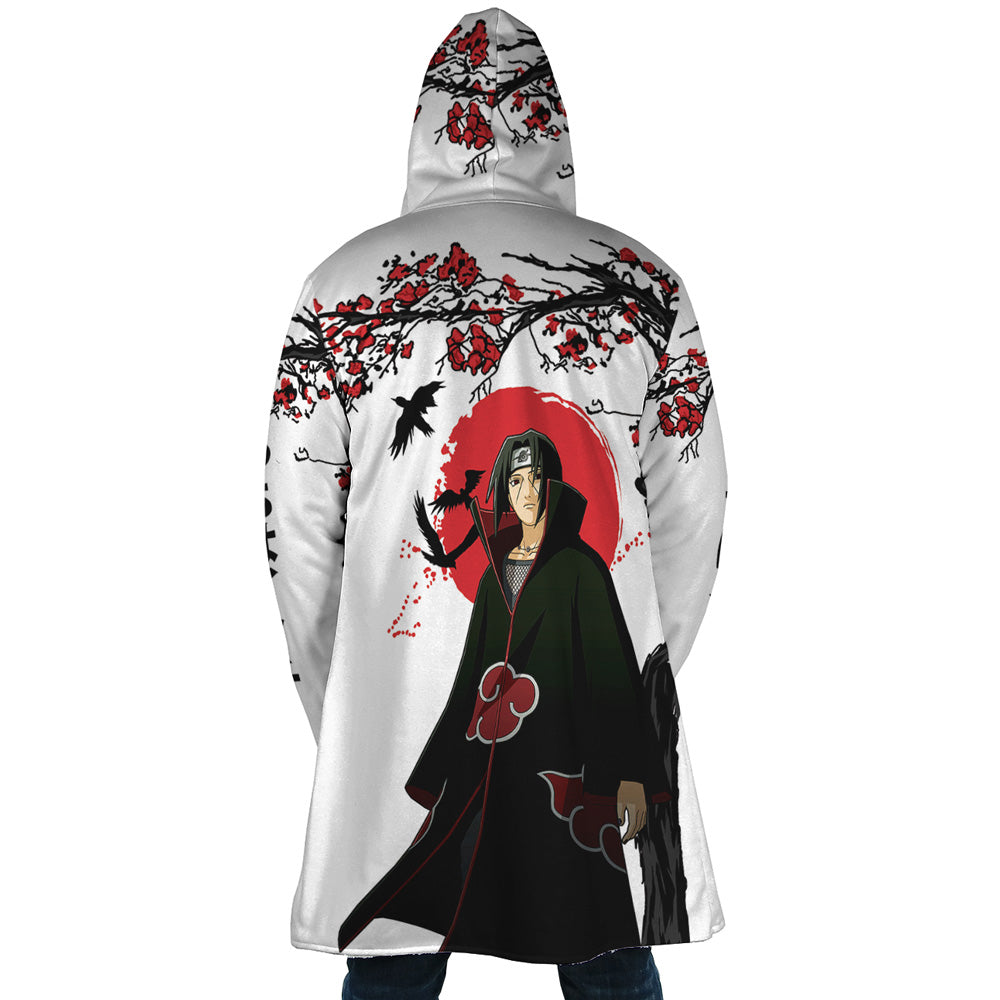 Itachi Uchiha Naruto Hooded Cloak Coat - XL