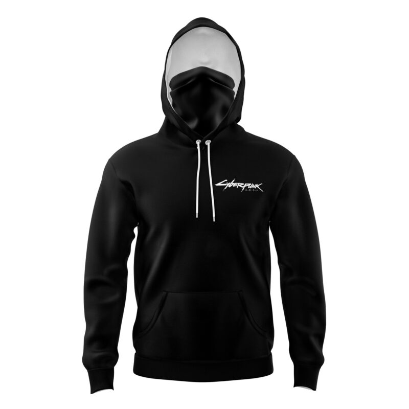 Hoodie Johnny Silverhand Jacket Cyberpunk 2077 Masked - L