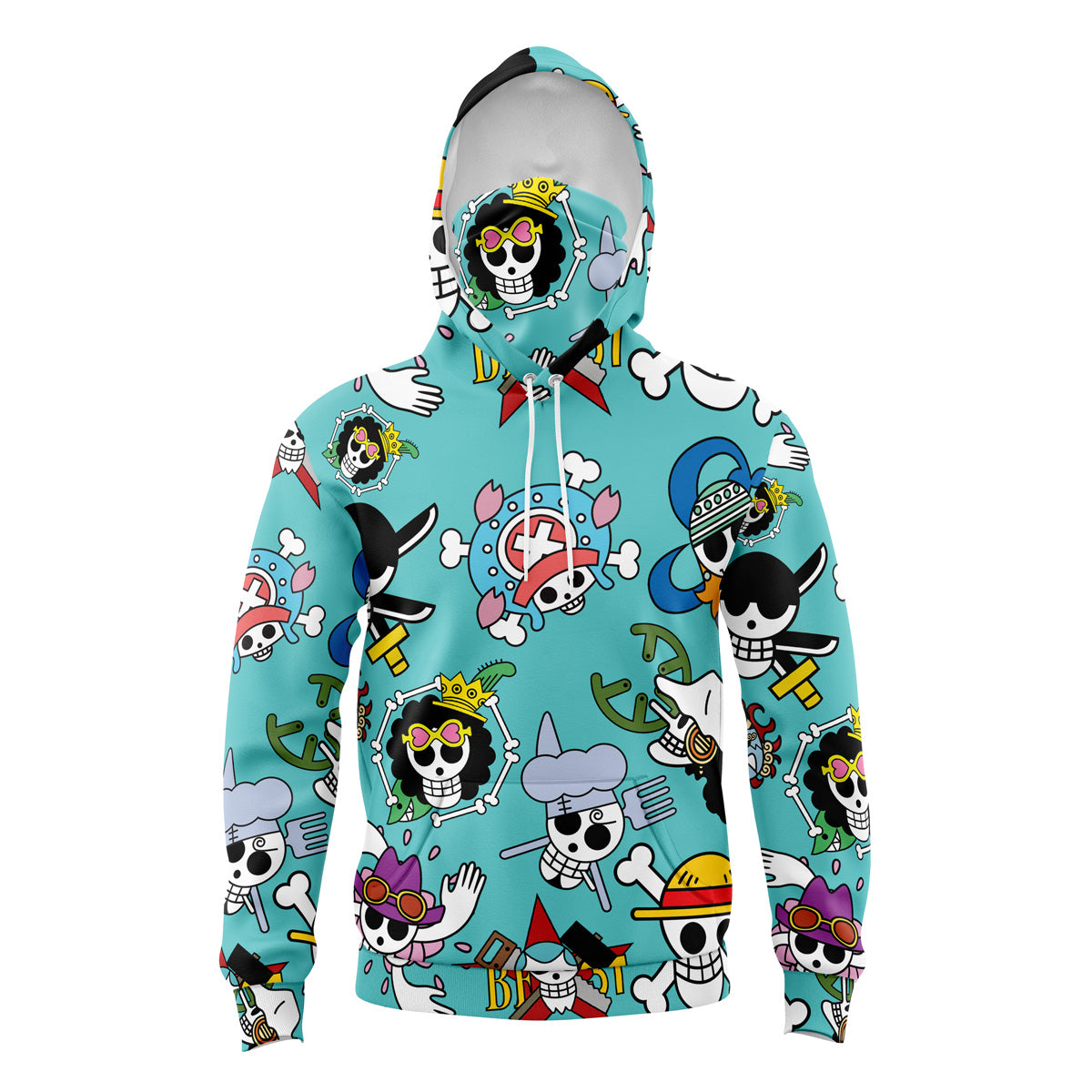 Hoodie Jolly Roger One Piece Pirates Masked