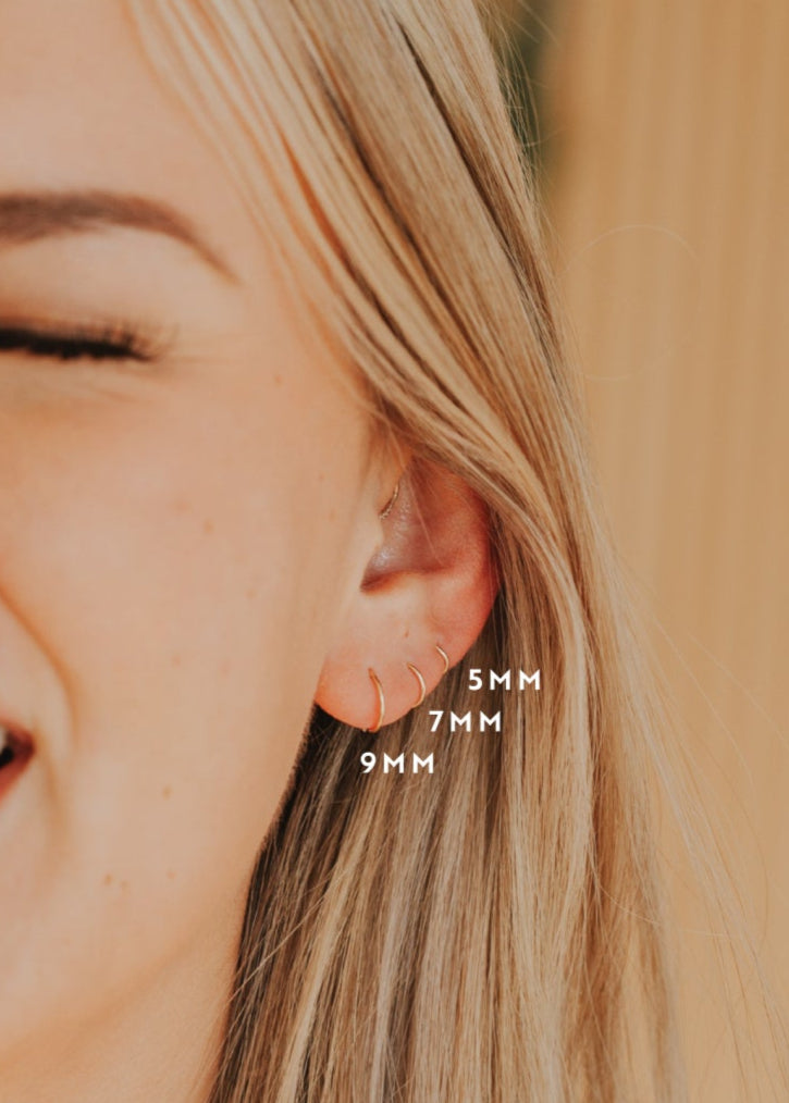 Twisted Tiny Hoops